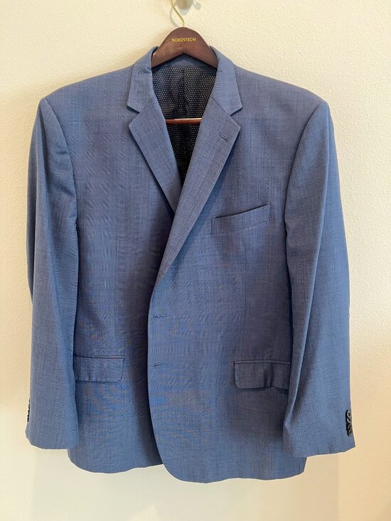 Joseph Abboud Other - Joseph Abboud 52R Blue Super 120s Italian Wool Sport Coat